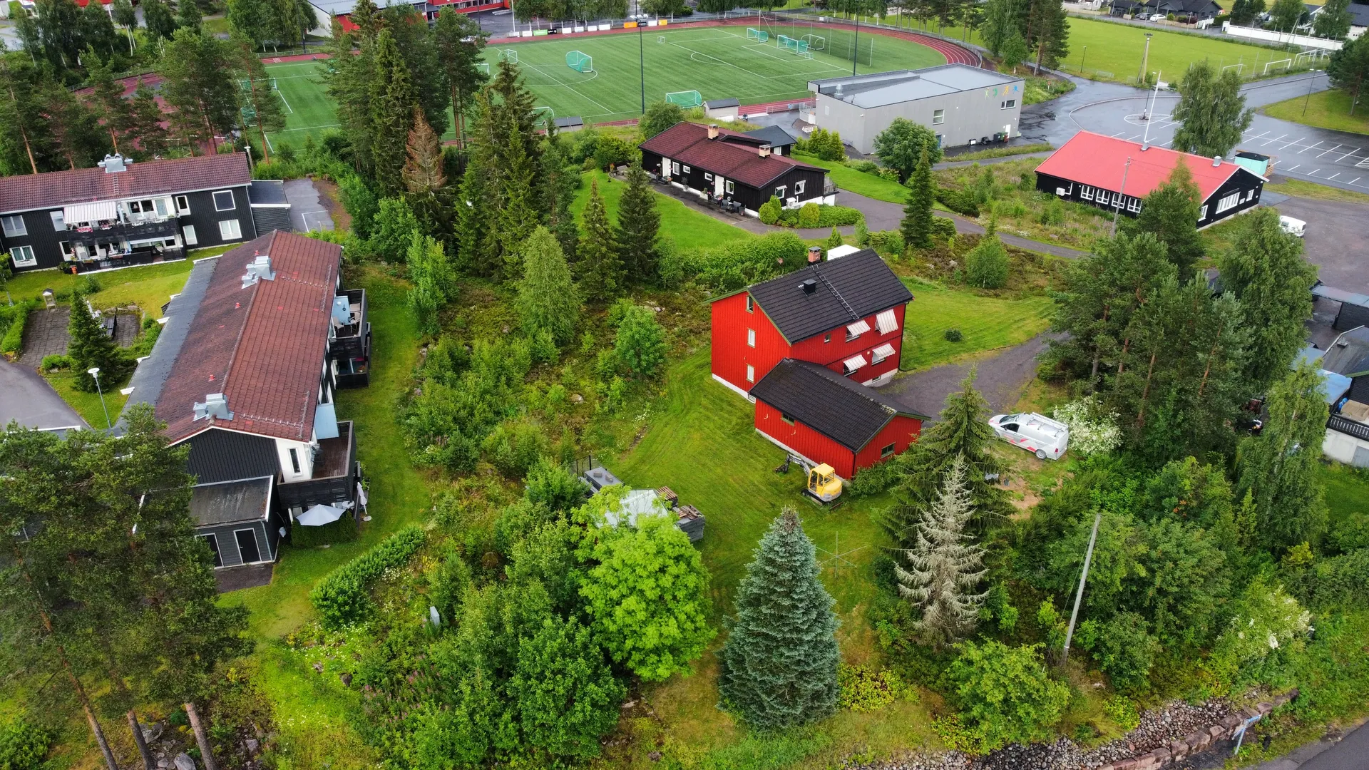 Harestumoen 14B sett fra veien